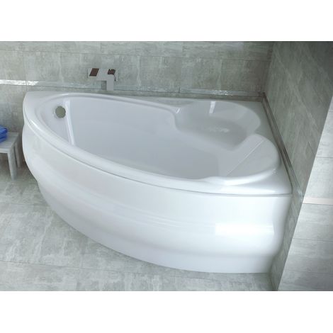 Baignoire d'angle NOVA 140/155/170cm Droite avec tablier - 170cm