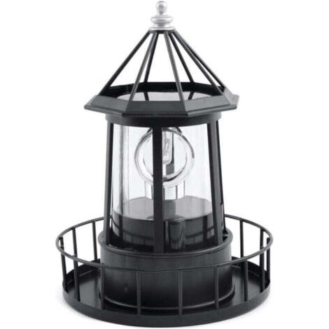 Lampe solaire rotative à LED pour jardin, décoration extérieure, idéal pour un sentier, une terrasse ou une cour (1/3)