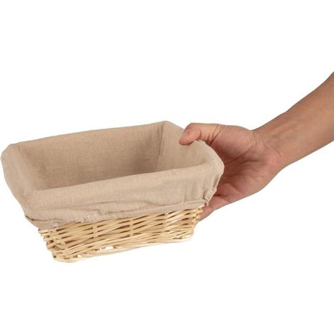 Panier en osier carré - Ref U748 - Olympia (1/4)