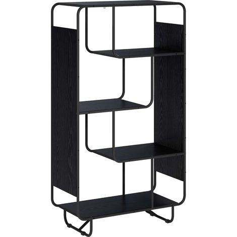 Aparador alto Roble Negro 80 x 37.5 x 144 cm vidaXL (1/5)