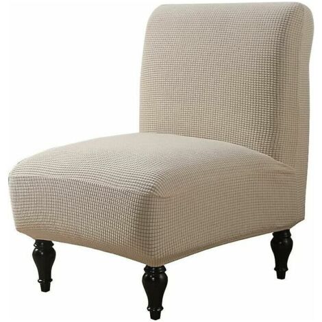 Housse de Chaise 1 Place sans accoudoirs Housse de Fauteuil Extensible Housse de Protection de Fauteuil Housse de Chaise sans accoudoirs Stretch