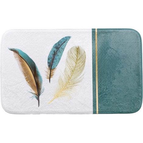 Tapis de bain avec motif doré, PLUMISS, 45 x 75 cm (1/4)