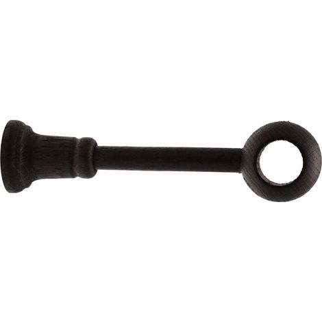 1 Support Long Réglable Trad. - Chêne Wengé - 9-18CM - Diamètre 28 (1/3)