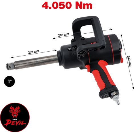KS Tools 1" THE DEVIL Hochleistungs-Druckluft-Schlagschrauber, 4050Nm, 443 mm (1/3)
