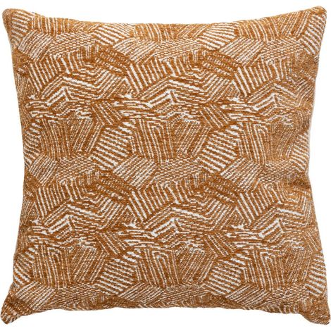 Funda de cojín de chenilla Jeni Marrón 40x40cm - Atmosphera créateur d'intérieur