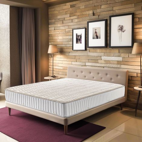 Materasso 160x190 cm - 22 cm - Molto Rigido - Comfort Ottimale - Uso Quotidiano - Supporto Adattato - Ideale per Dormire - MATERASSO SUPER DELUXE