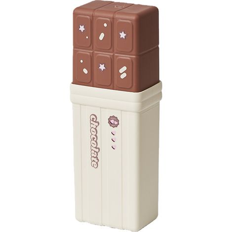 1 tasse de brosse à dents, tasse de salle de bain,Couvert, facile à transporter, forme chocolat (1/5)