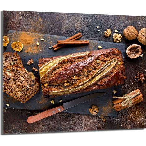 Glasschutzplatte für den Herd 60x52 Brot (1/5)