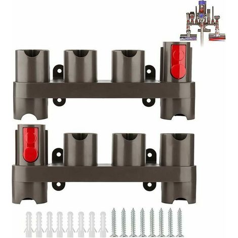 Accessory holder for Dyson V7 V8 V10 V11 SV10 SV11 vacuum cleaner accessories, Dyson accessory holder (10 storage slots, 2-pack) (1/5)