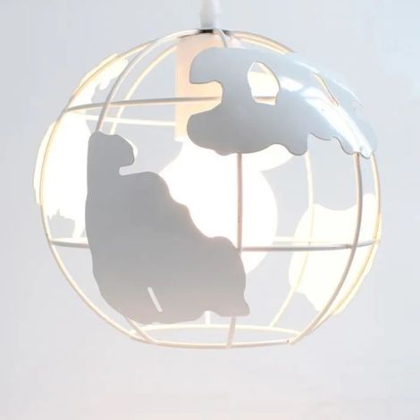 Moderne Lustre Suspension Industrielle en Globe Lampe Suspension Style Nordique pour Salon Chambre Cafe Bar Reatourant (1/4)