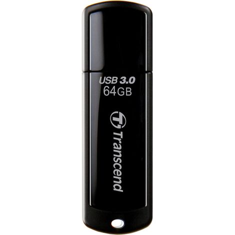 Transcend JetFlash elite 700 64GB USB 3.0 USB-Stick USB Typ-A 3.2 Gen 1 (3.1 Gen 1) Schwarz (1/4)