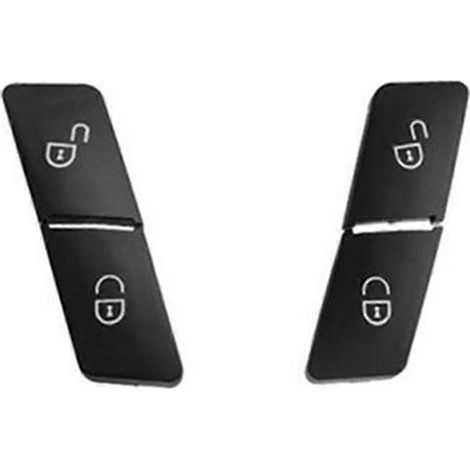 Paar schwarze Türverriegelungsknöpfe 2049058402 für Mercedes-Benz C-Klasse, E-Klasse, GLK-Klasse W204, W207, W212 (1/5)