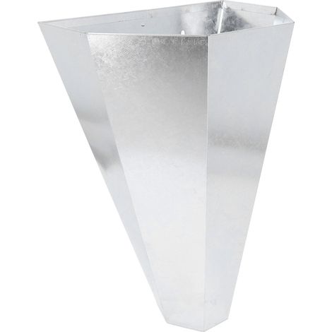 Cône de contention robuste en acier galvanisé pour volailles, entonnoir, équipement de transformation de poulets et dindes jusqu'à 3,6 kg (8 livres). (1/5)
