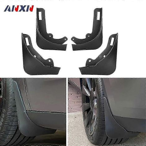 Bavettes de protection pour Tesla Model Y 2023, 2022, 2021 et 2020. Garde-boue mats, sans perçage. Accessoires compatibles avec le Model Y 5 places. (1/5)