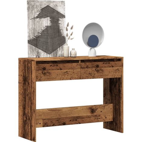 Konsolentisch Altholz-Optik 100x35x76,5 cm Holzwerkstoff