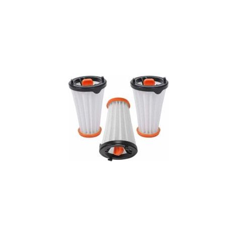 Juego de 3 filtros de repuesto para aspiradoras AEG/Electrolux Rapido y Ergorapido. Reemplaza a AEG AEF 144 / Electrolux EF144 - Crezuo (1/4)