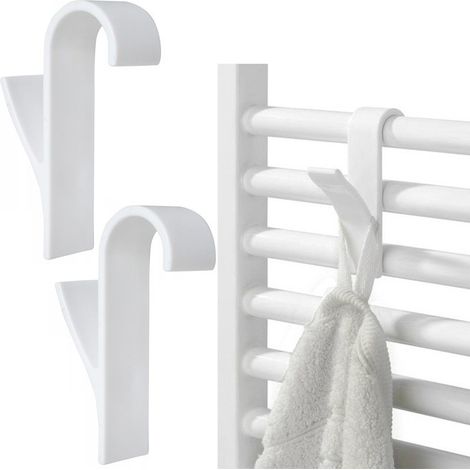 TG67249 Heizkörperhaken, Heizkörperaufhänger, 2er-Set, für Handtücher und Bademäntel (1/5)
