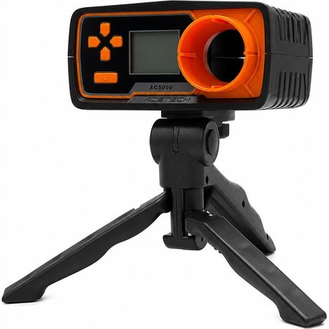 Chronographe avec Mini Trépied Testeur de Vitesse pour Airsoft et Air Gun Mesure de Vitesse Initiale 30–400 m/s ROF 100–5000 RPM Écran LCD Fonction Mémoire Alimentation AA et Micro USB (1/5)