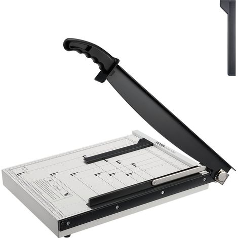 Massicot A3 Coupe Papier Capacité 16 Feuilles à la Fois Guillotine Papier Largeur de Coupe 38,1 cm Massicot Cisaille avec Dispositif de Sécurité Coupe Précise pour Bureau Imprimerie École Studio (1/5)