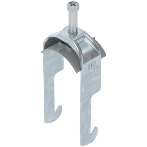 Abrazadera obo bs-w1-k-46 ft acero galvanizado 40-46mm