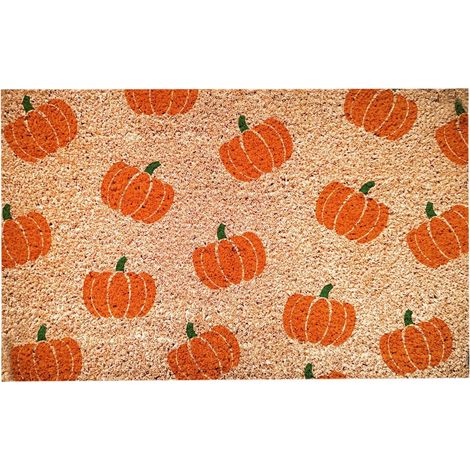 Tapis De Seuil Hello Pumpkin - 40 x 60 cm - Velours Cristal - Pour Entrée Extérieure Ou Intérieure - 1 Pièce (1/4)