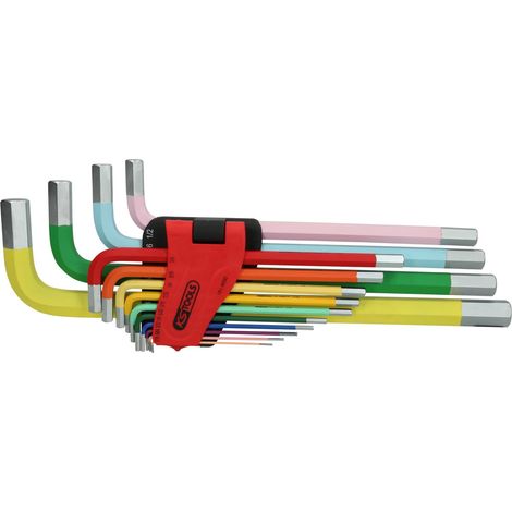 Set chiavi maschio ad esagono incassato, extra lunga, 14 pz pollici (1/3)