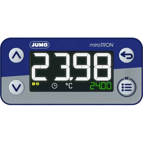 Termostato jumo 701080/0-01-23-30/000 USB alimentazione 76x36 mm