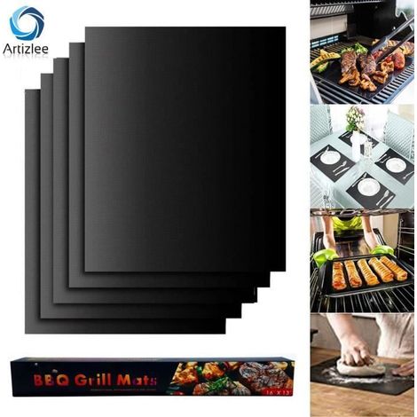 ARTIZLEE Tapis de Barbecue Kit de 5 Packs (1/4)