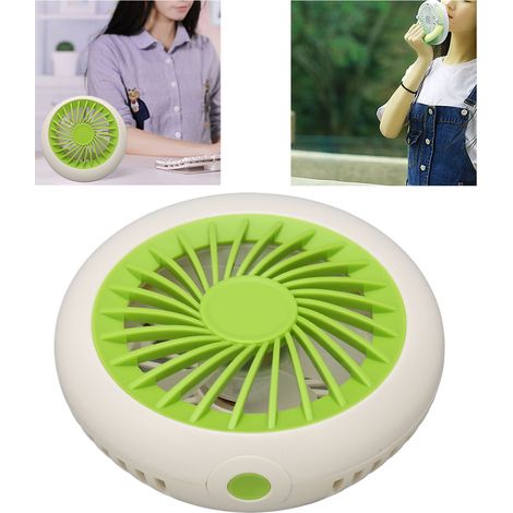 Ventilateur puissant, silencieux, portable, rechargeable par USB, mini, élégant, à 3 vitesses et haute puissance, écologique. (1/5)