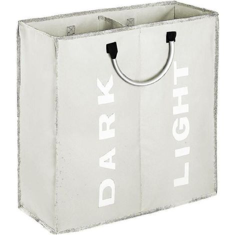 Double Grand Panier à Linge Avec S, 53x2353cm (1/5)