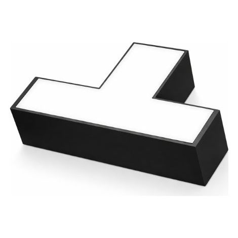 Connecteur T 10W pour Suspension Linéaire Interconnectable NOIR - Blanc Froid - SILUMEN (1/3)