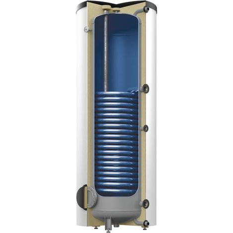 Reflex Storatherm Aqua Heat Pump AH 400/1 Wärmepumpenspeicher, Nenninhalt 345l, 76mm, 1 Wärmetauscher, Weiß (1/3)