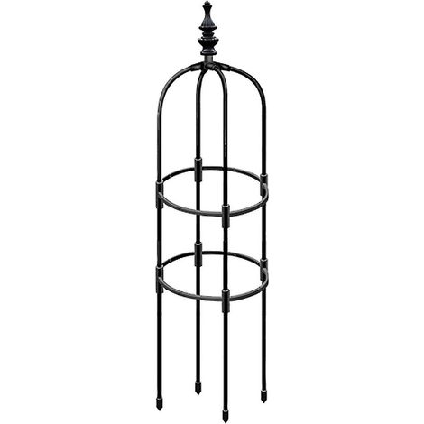 Fournitures de jardinage : rosier grimpant d'intérieur, support de plantation, tuteur en forme de U pour tomates et haricots, ensemble de treillis obélisque. (1/4)