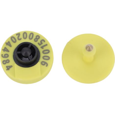 Paquet de 10 étiquettes oreille électroniques TPU pour animaux, puce EM4305 basse fréquence 134.2kHz, suivi bétail