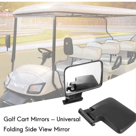 Specchietto laterale pieghevole universale per golf cart Club Car, Star e Zone Carts. (1/5)