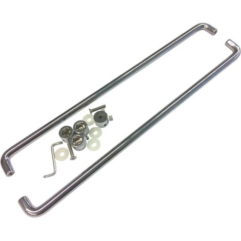 Ricambio kit maniglie Tecnoglass porta battente Cesana 62090PN0130 (1/2)