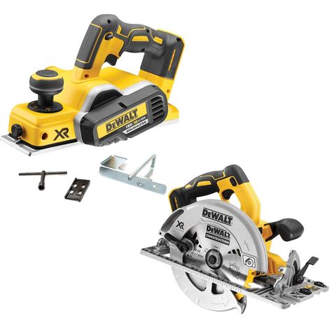 Dewalt DCP580N 18v XR Cordless Brushless Planer & Fence & DCS572N Circular Saw (1/4)