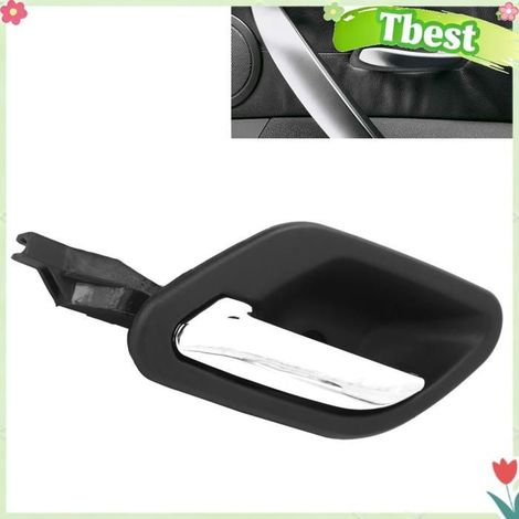 Tbest Poignée de porte intérieure de voiture Poignée de Porte Intérieure de Remplacement pour Série 5 E39 et Série moto revetement (1/5)
