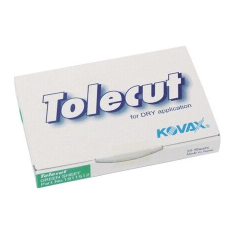 KOVAX 191-1512 TOLECUT GREEN 70 x 114 MM P2000 PEZZI 25
