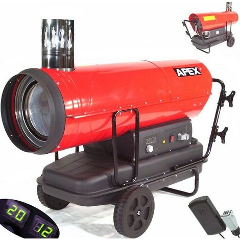 Indirekte Heizkanone Ölheizgebläse 80 kW Heizgerät Bauheizer Dieselheizer 56217 (1/5)