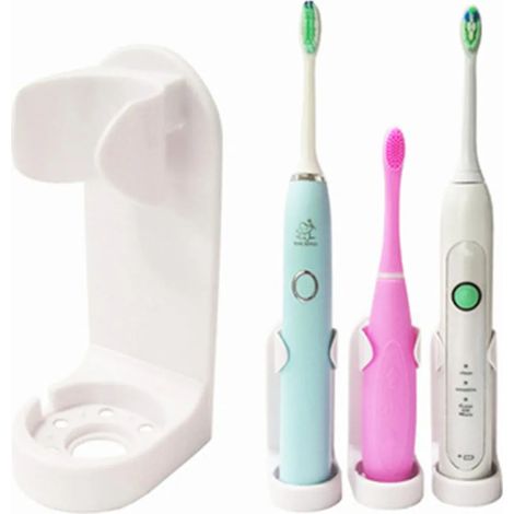 Soporte adhesivo para cepillos de dientes eléctricos, 3 unidades (1/5)