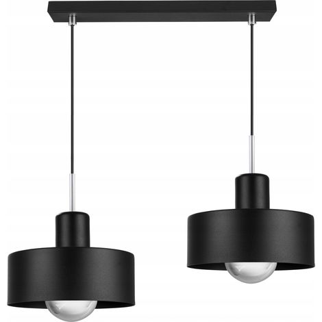 LÁMPARA DE TECHO MODERNA COLGANTE, PANTALLA DE METAL