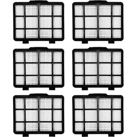 Lot de 6 filtres HEPA de rechange pour aspirateur traîneau sans sac NEN180 NEN186BL (1/4)