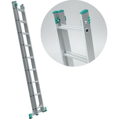 Alve – Échelle articulée transformable 2 plans – 9 marches – Charge max 150 kg – Aluminium léger – Pieds renforcés antidérapants