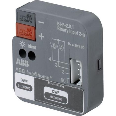 BI-F-2.0.1 Module encastre F@H 2 entrees 2CDG510002R0011 ABB STO994167 (1/3)