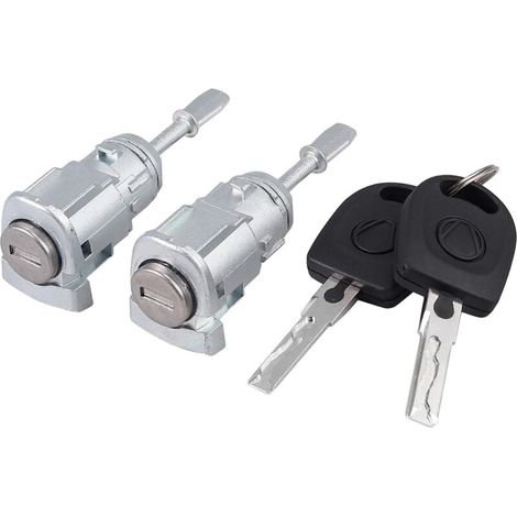 2 pezzi Cilindro serratura porta Serratura portiera auto destra e sinistra 604837167 604837168