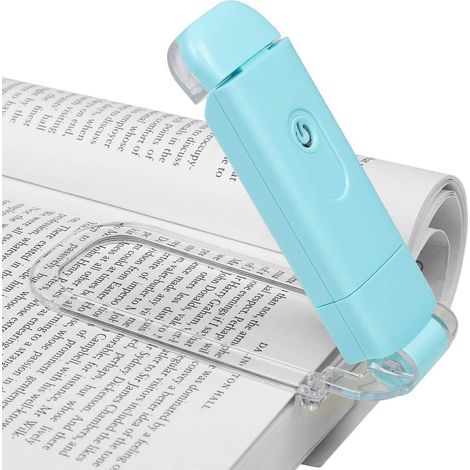 Lampe De Lecture LED Rechargeable USB - Éclairage Chaud Blanc 3000K - Réglage De La Luminosité En 2 Niveaux - Support Flexible 350° - Pour Lecture Au Lit Ou En Déplacement - 1 Pièce (1/5)