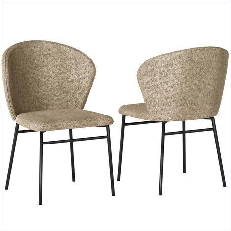 Banc de salle à manger Chaises de salle à manger design marron (1/5)