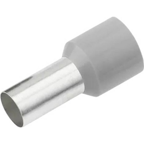 Cimco 187201 Embout simple d'extrémité de câble 0.14 mm² partiellement isolé gris 100 pc(s) Y013363