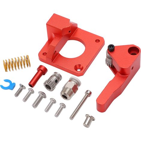 Kit bloc aluminium pour extrudeuse, alimentateur d'extrudeuse à double engrenage, accessoires pour imprimante 3D CR 10S PRO